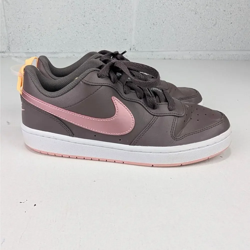 Nike Youth 5 Court Bourgh Low 2 Sneaker - Violet Ore/Pink Glaze